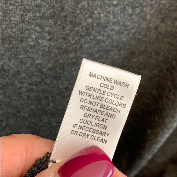 CUPIO Scoop Neck Charcoal Super Soft Tee - Picture 5 of 7